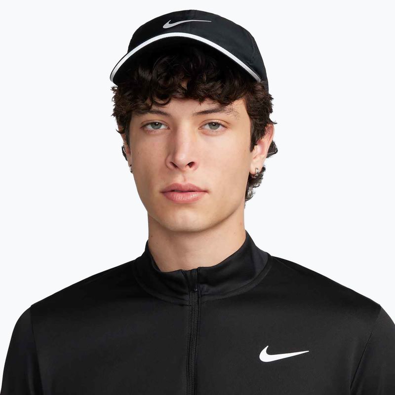 Férfi Nike Pacer Dri-Fit 1/2 Zip futó melegítőfelső fekete 4