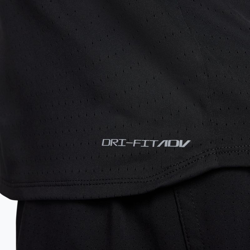 Férfi futópóló Nike AeroSwift Dri-Fit ADV black/summit white 6