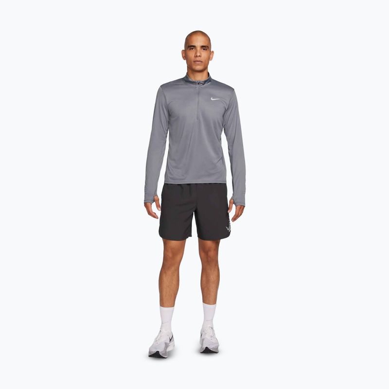 Férfi futófelső Nike Pacer Dri-Fit 1/2 Zip smoke grey 2