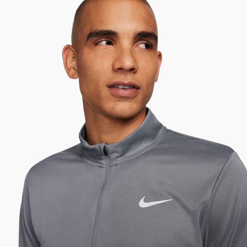 Férfi futófelső Nike Pacer Dri-Fit 1/2 Zip smoke grey 4
