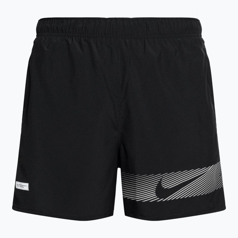 Férfi Nike Challenger Flash Dri-Fit 5" rövidnadrág rövidnadrág fekete/fekete/fekete