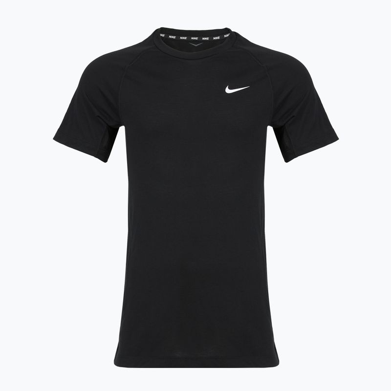 Férfi edzőpóló Nike Flex Rep Dri-Fit fekete/fehér 8