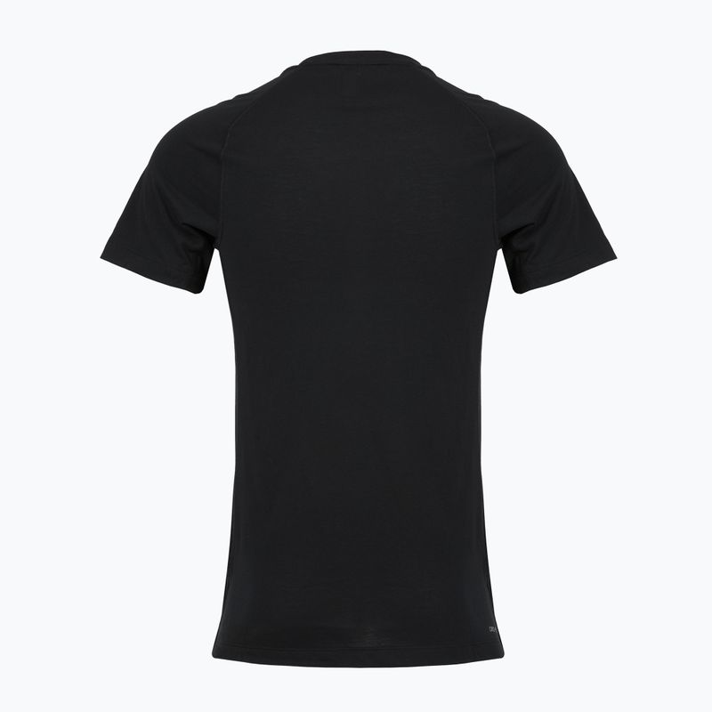 Férfi edzőpóló Nike Flex Rep Dri-Fit fekete/fehér 9