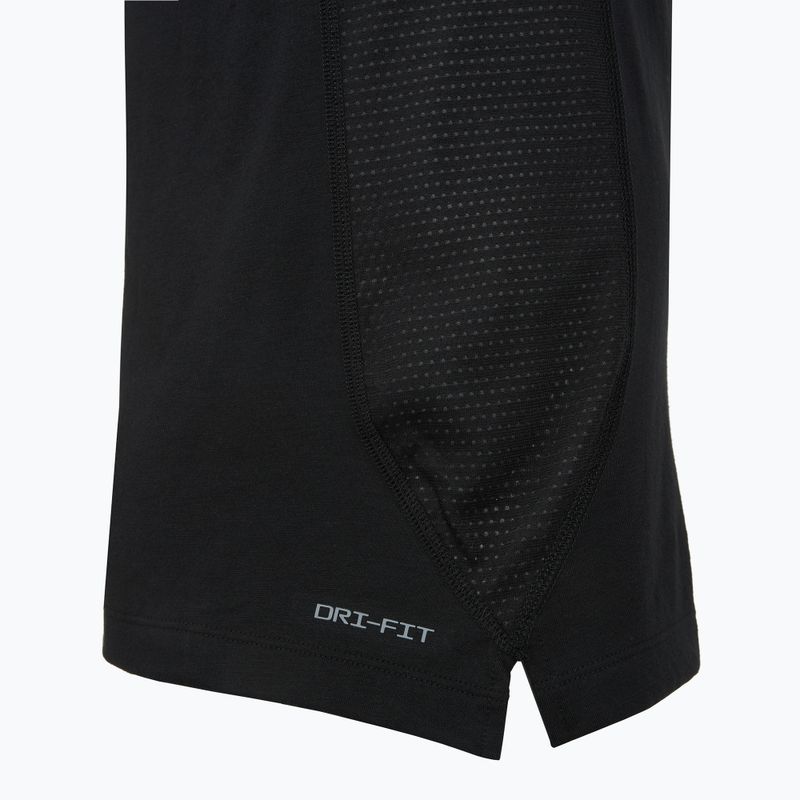 Férfi edzőpóló Nike Flex Rep Dri-Fit fekete/fehér 10