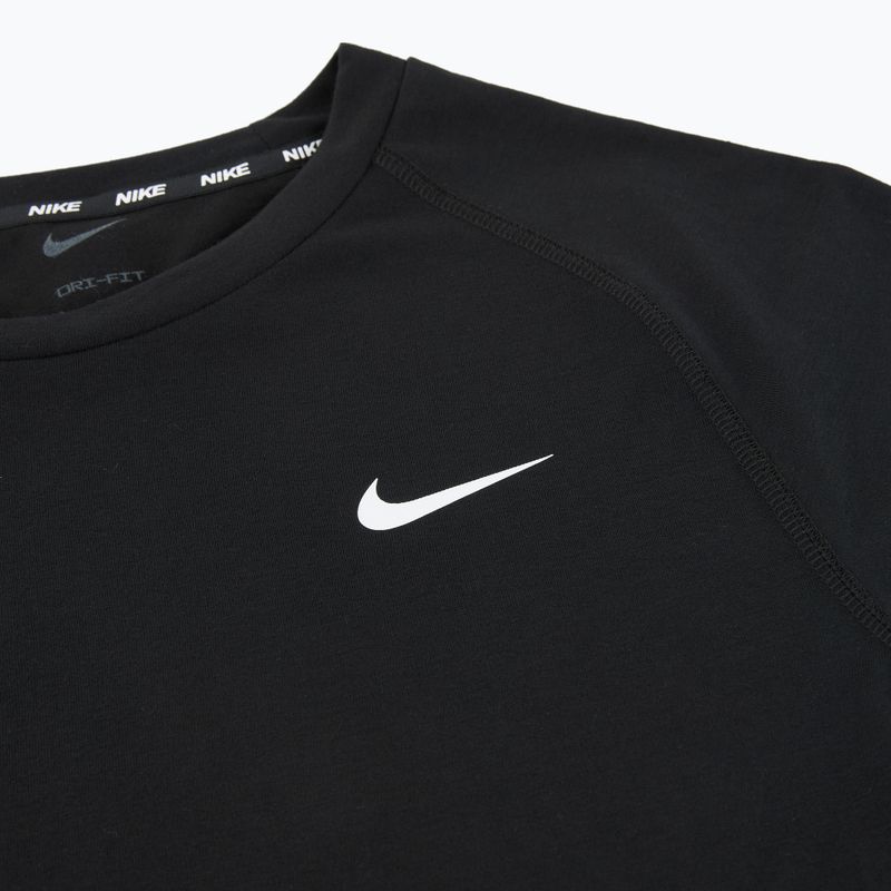 Férfi edzőpóló Nike Flex Rep Dri-Fit fekete/fehér 11