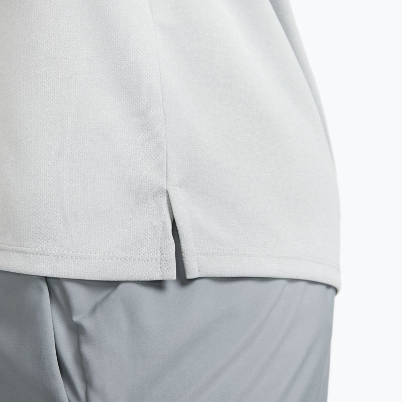 Férfi futópóló Nike Miler Dri-Fit UV grey fog/particle grey 4