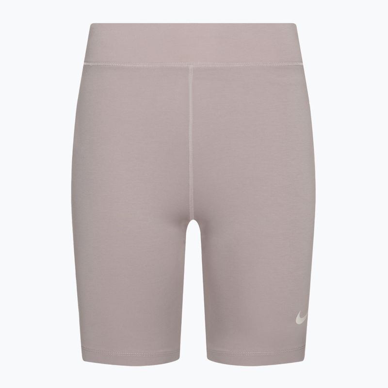 Női Nike Sportswear Classic Classic High-Waisted 8" Biker rövidnadrág platina lila/vitorla