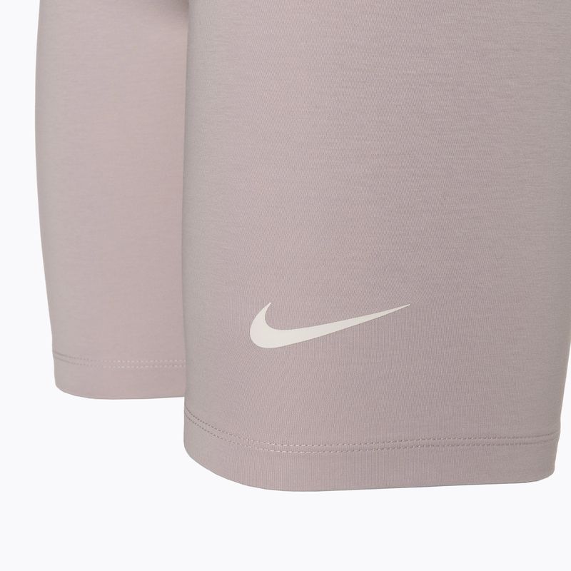 Női Nike Sportswear Classic Classic High-Waisted 8" Biker rövidnadrág platina lila/vitorla 3