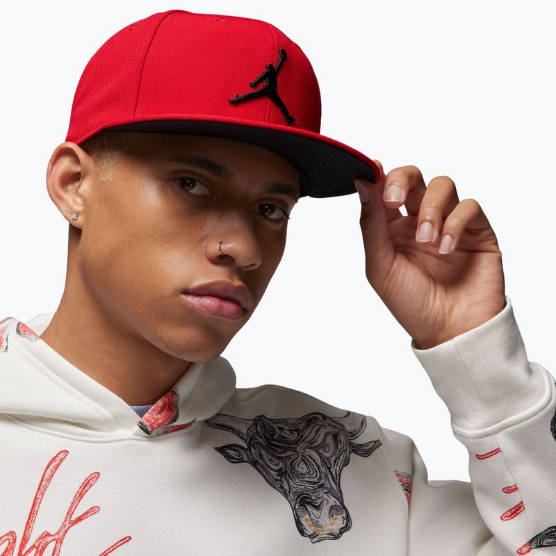 Baseballsapka Nike Jordan Jumpman Pro Gym Red/Black/Black 3