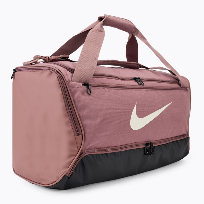 Nike Brasilia 9.5 60 l edzőtáska füstös lila/fekete/világos fakó barna 2