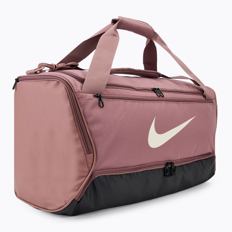 Sporttáska Nike Brasilia 9.5 60 l smokey mauve/black/light orewood brown 2