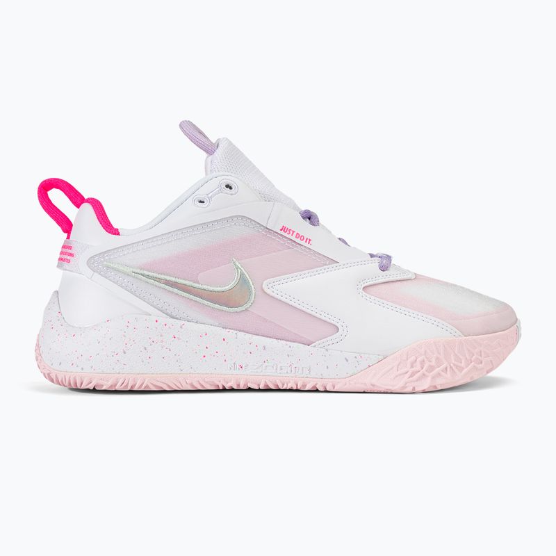 Nike Zoom Hyperace 3 SE röplabdacipő fehér/hyper pink/menta hab/lila köd/rózsaszín hab 2