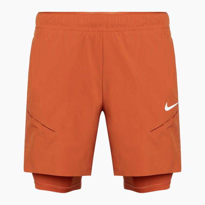 Férfi Nike Court Dri-Fit Slam rozsdafaktor/rózsaszín kvarc/fehér tenisznadrág