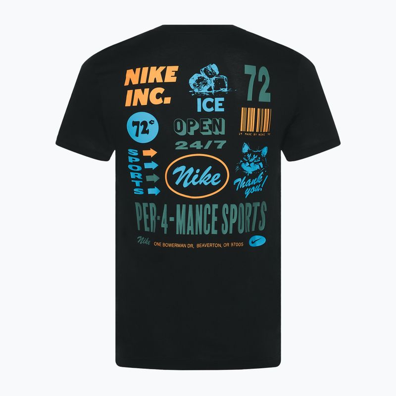 Férfi Nike Dri-Fit Fitness edzőpóló fekete 2