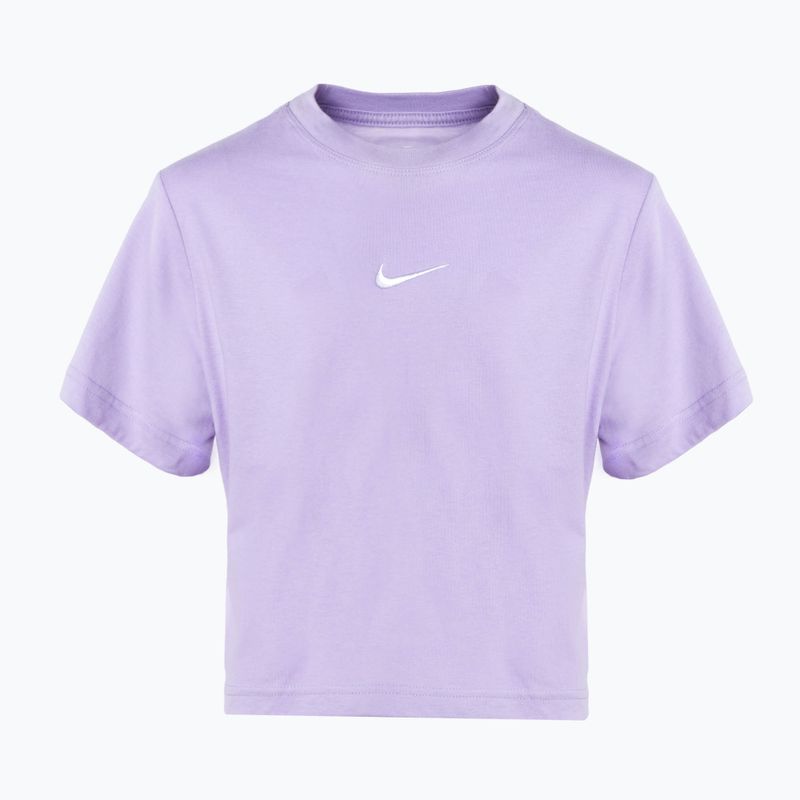 Nike Sportswear gyermek póló hortenzia/fehér