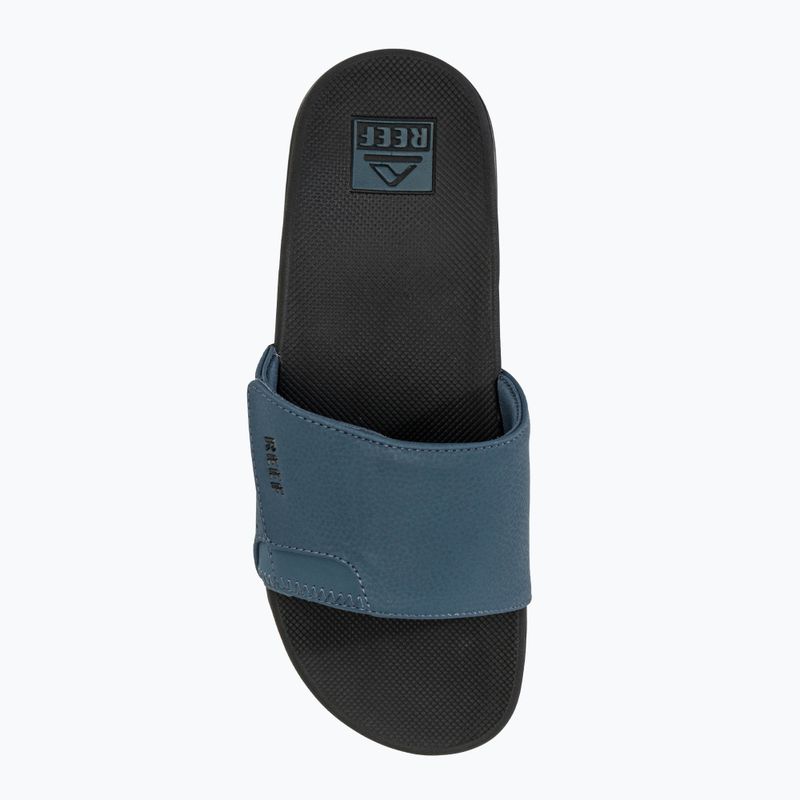 REEF Fanning Slide orion/fekete férfi flip-flopok 5