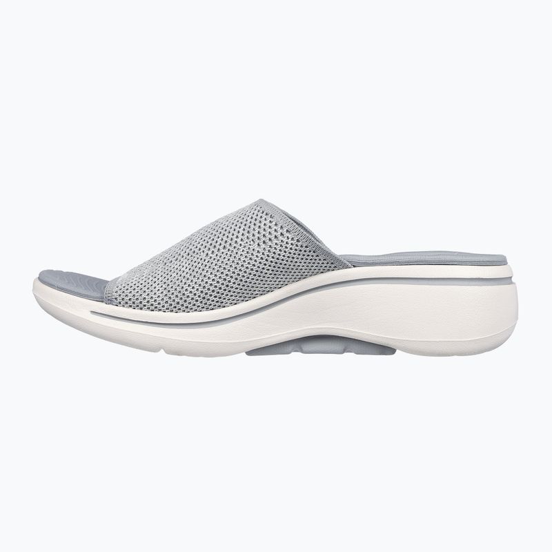 Női papucs SKECHERS Go Walk Arch Fit Sandal Joyful gray 10