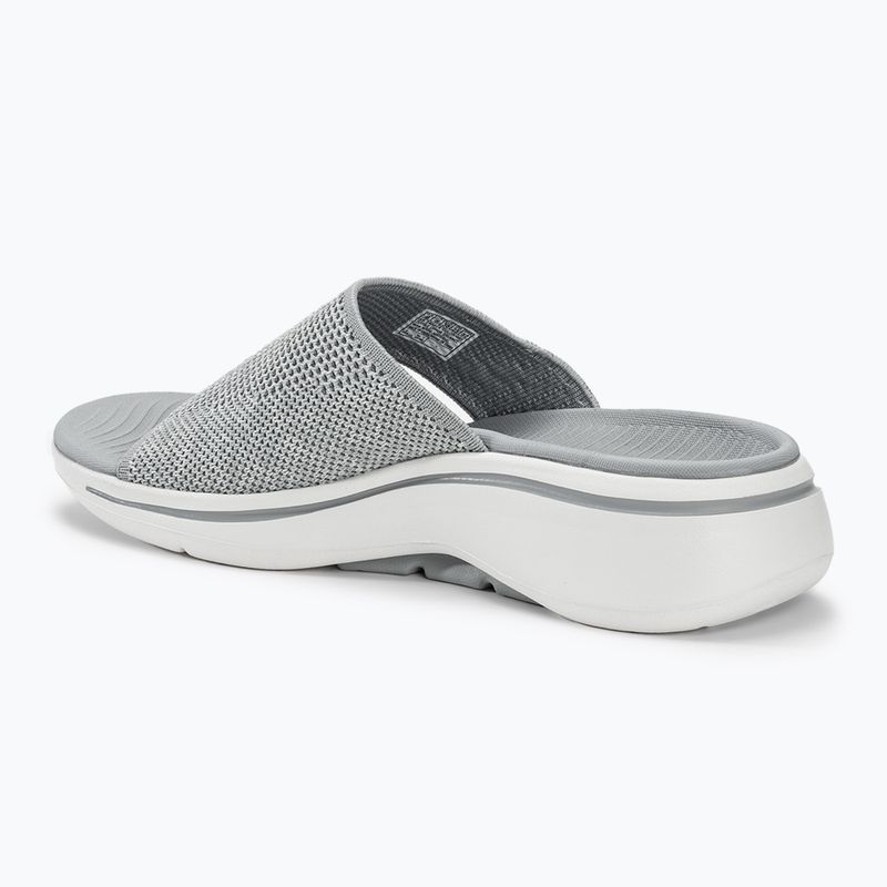 Női papucs SKECHERS Go Walk Arch Fit Sandal Joyful gray 3