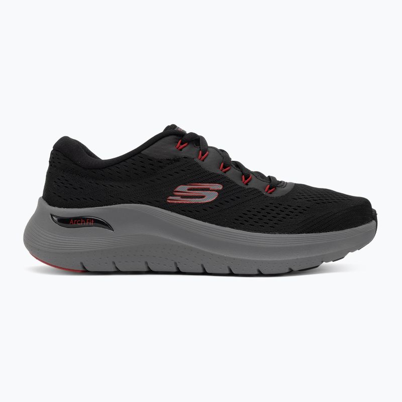 Férfi cipők SKECHERS Arch Fit 2.0 fekete/piros 2