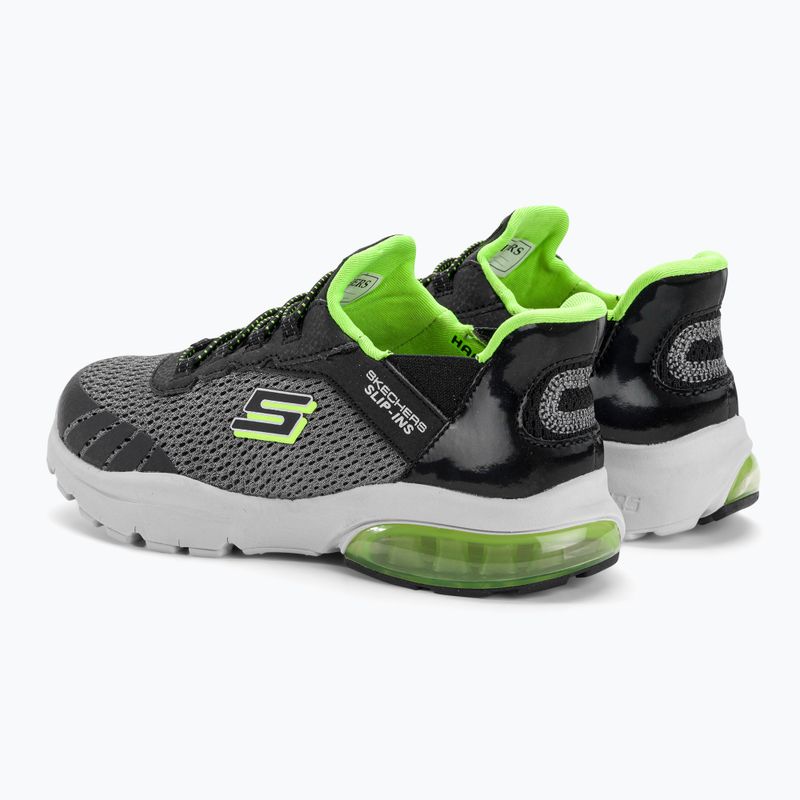 SKECHERS Slip-ins Razor Air Hyper-Brisk gyermek tornacipő szén/fekete színben 3