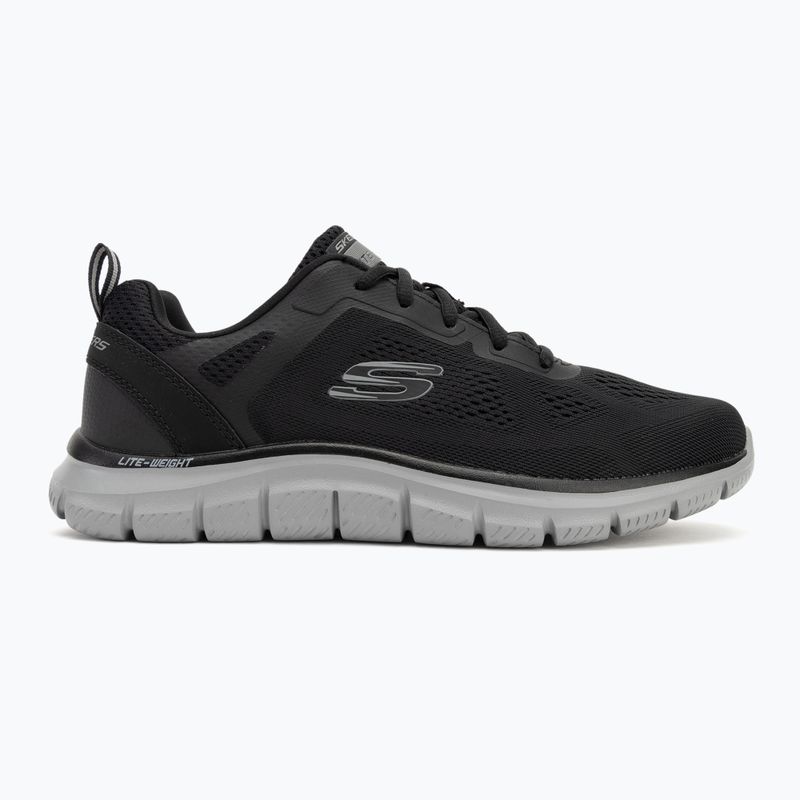 SKECHERS Track Broader férfi cipő fekete/szürke 2