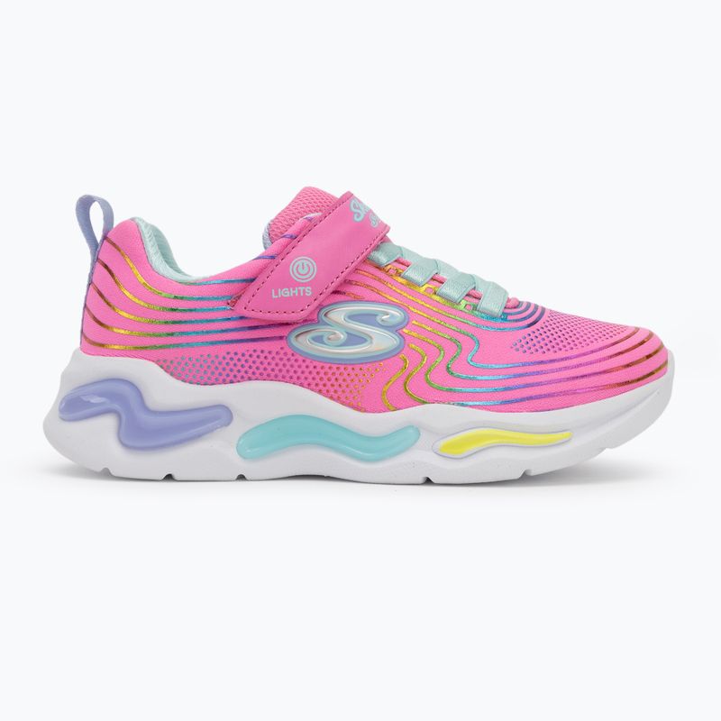 SKECHERS gyermek cipő S-Lights Wavy Beams rózsaszín/multi 3