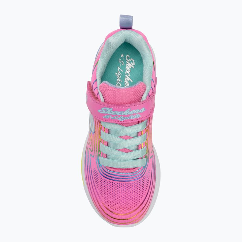 SKECHERS gyermek cipő S-Lights Wavy Beams rózsaszín/multi 5