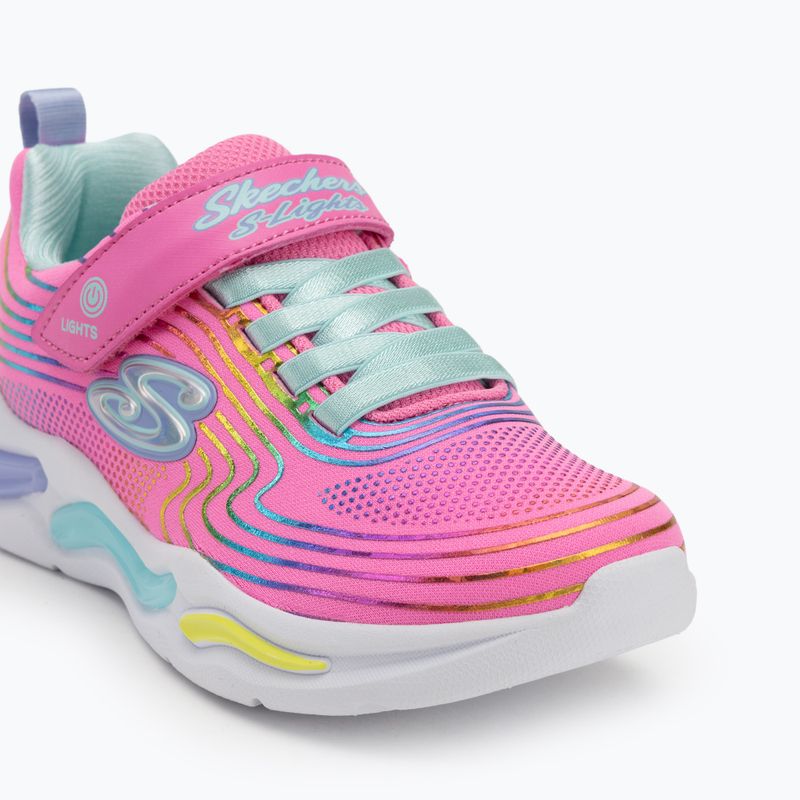 SKECHERS gyermek cipő S-Lights Wavy Beams rózsaszín/multi 7
