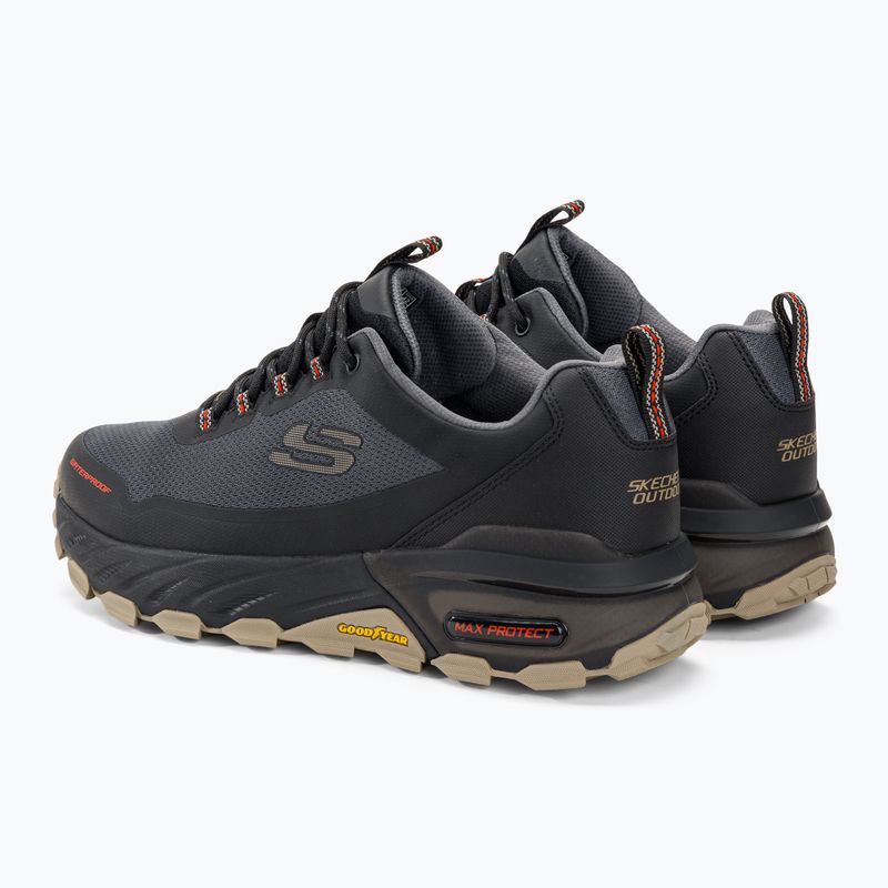 Skechers Max Protect Fast Track fekete/multi férfi cipő 3