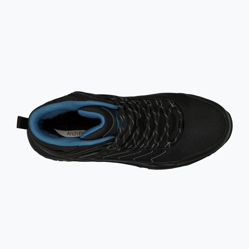 SKECHERS Arch Fit Dawson Raveno fekete férfi trekking cipő 11