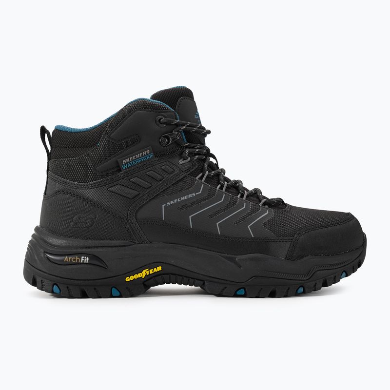 SKECHERS Arch Fit Dawson Raveno fekete férfi trekking cipő 2