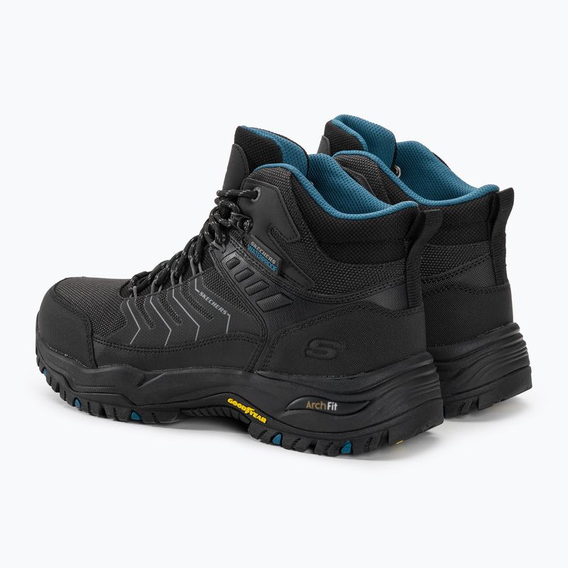 SKECHERS Arch Fit Dawson Raveno fekete férfi trekking cipő 3