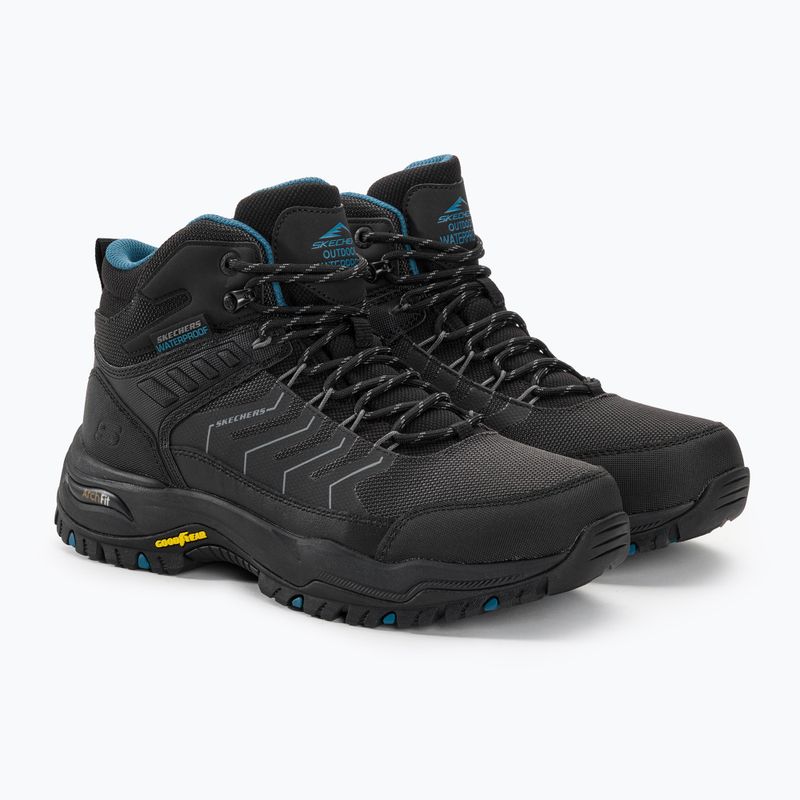SKECHERS Arch Fit Dawson Raveno fekete férfi trekking cipő 4