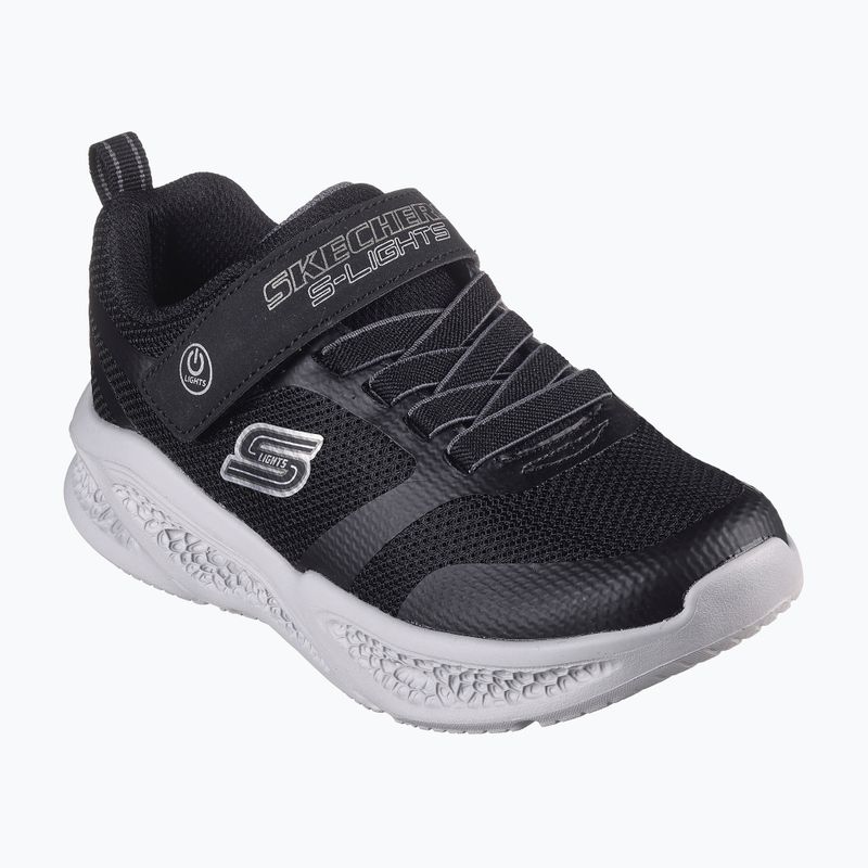 SKECHERS gyermek edzőcipő Skechers Meteor-Lights fekete/szürke 8