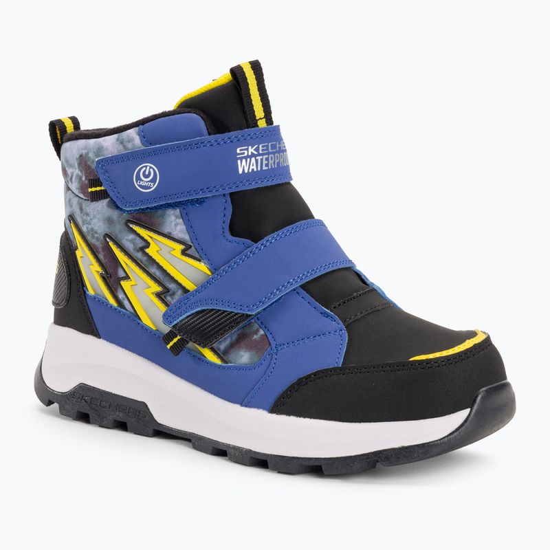 SKECHERS Storm Blazer Hydro Flash kék/fekete gyermek edzőcipő