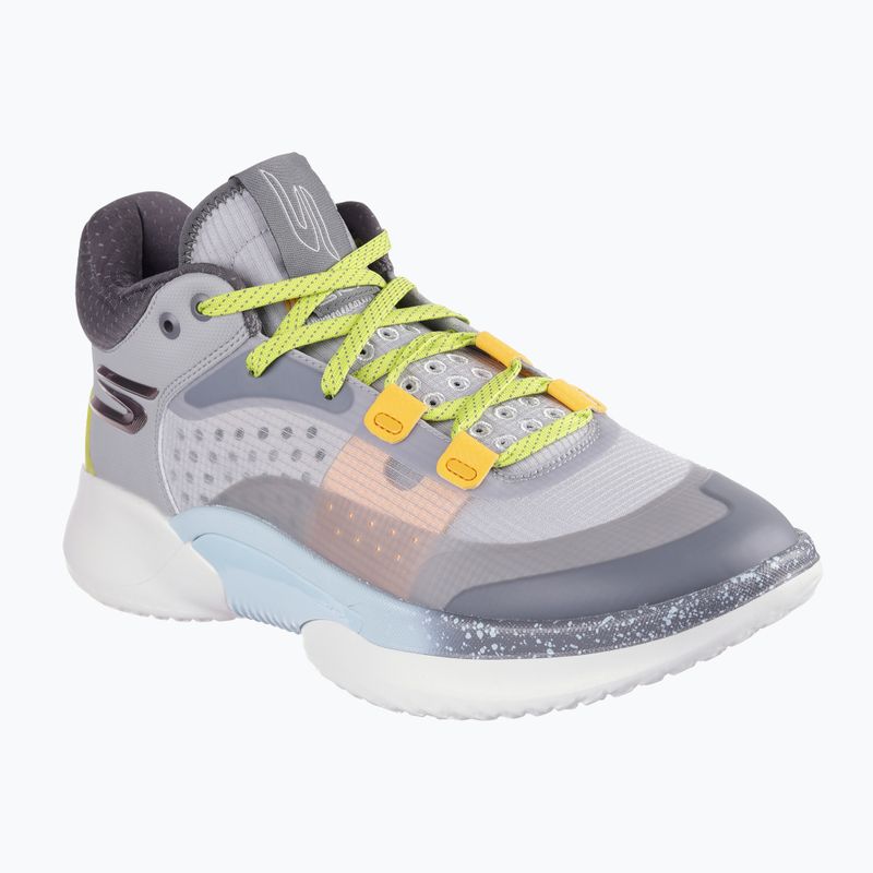 Férfi kosárlabda cipő SKECHERS SKX Resagrip gray/yellow 8