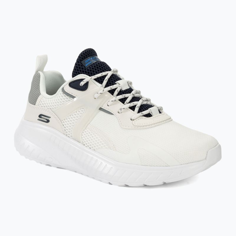 Férfi SKECHERS Bobs Squad Chaos Elevated Drift fehér/fehér/fekete cipő