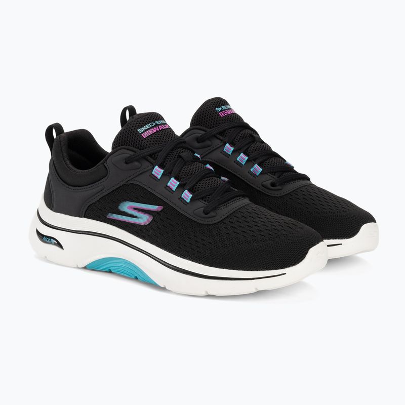 SKECHERS női cipő Go Walk Arch Fit 2.0 Balin fekete/multi 5