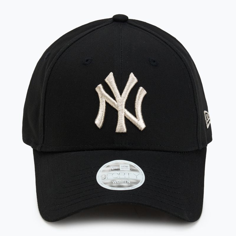 New Era Metallic Logo 9Forty New York Yankees baseball sapka fekete 2