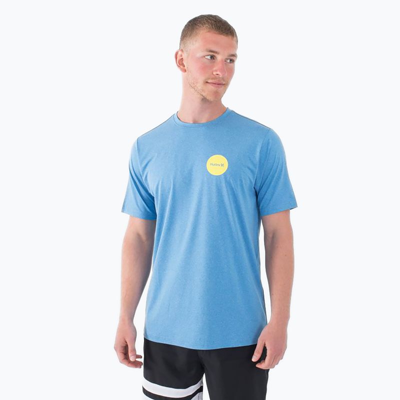 Férfi Hurley Everyday Hybrid Upf kingdom kék heather póló