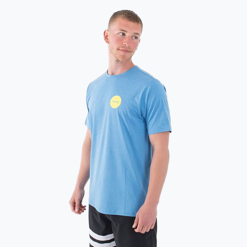 Férfi Hurley Everyday Hybrid Upf kingdom kék heather póló 3