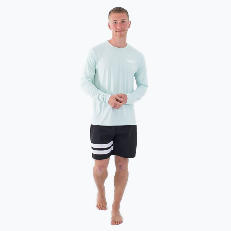Férfi Hurley Everyday Hybrid Upf barna hínár hosszú ujjú 2