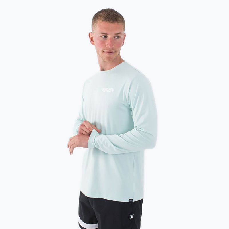 Férfi Hurley Everyday Hybrid Upf barna hínár hosszú ujjú 4