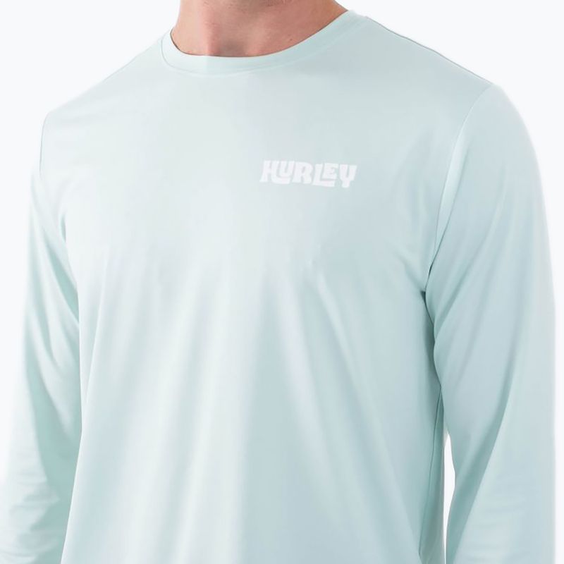 Férfi Hurley Everyday Hybrid Upf barna hínár hosszú ujjú 5