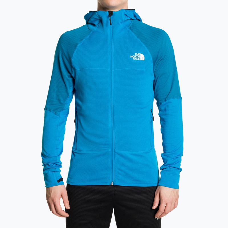 Férfi trekking pulóver The North Face Bolt Polartec Hoodie skyline blue/adriatic b