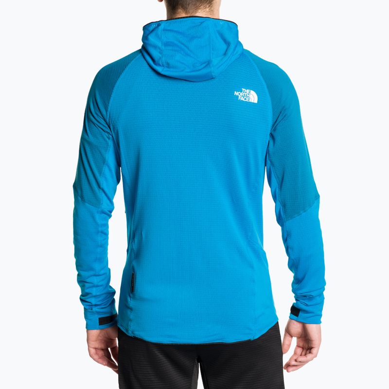 Férfi trekking pulóver The North Face Bolt Polartec Hoodie skyline blue/adriatic b 2