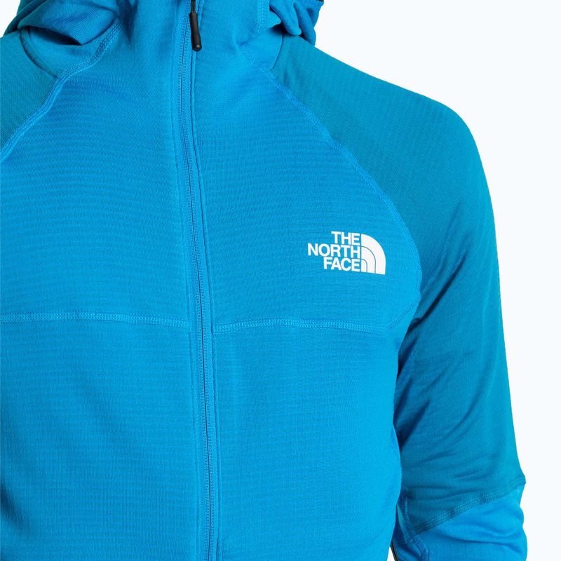 Férfi trekking pulóver The North Face Bolt Polartec Hoodie skyline blue/adriatic b 3