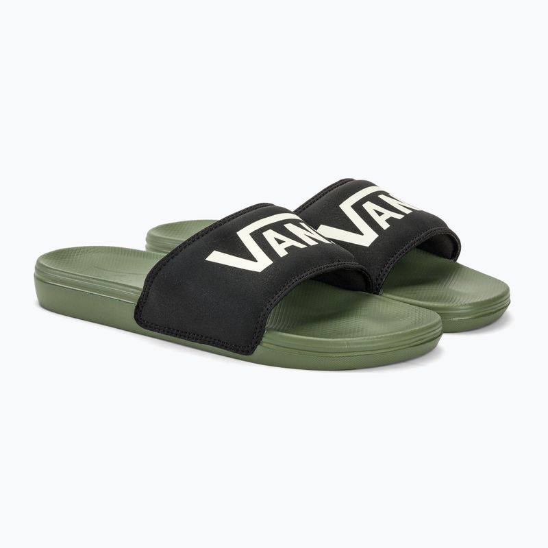 Vans La Costa Slide-On fekete/olivine férfi flip-flopok 4