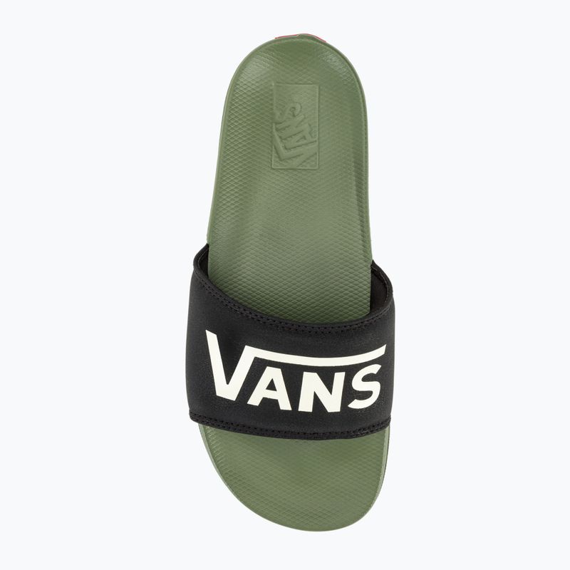 Vans La Costa Slide-On fekete/olivine férfi flip-flopok 6