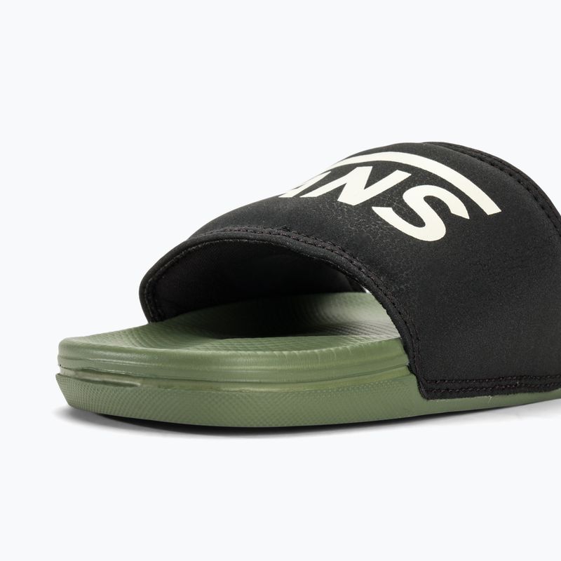 Vans La Costa Slide-On fekete/olivine férfi flip-flopok 8